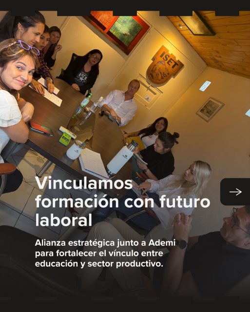 🤝 Seguimos generando oportunidades para nuestros estudiantes
El martes 8 de abril recibimos a representantes de ADEMI (Agencia para el Desarrollo Económico de Misiones), en el marco del convenio vigente con el Instituto ISET.
📌 ¿El objetivo?
• Fortalecer las prácticas profesionalizantes
• Acercar a los estudiantes al mundo laboral real
• Dar a conocer oportunidades de inserción en la provincia
💡 Porque formarse no es solo estudiar…
es también empezar a construir tu futuro profesional desde el primer día.
En ISET trabajamos para que cada carrera tenga conexión real con el entorno laboral.
#ISET #EducaciónSuperior #FormaciónProfesional #SalidaLaboral #Ademi