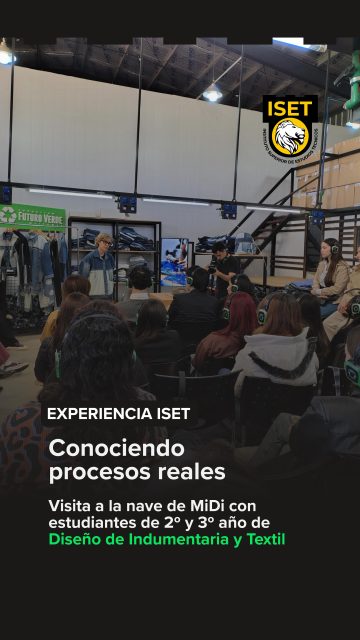 En el marco de las Prácticas Profesionalizantes y la materia Moldería, estudiantes de 2.º y 3.º año vivieron una jornada de aprendizaje fuera del aula. 🙌

📍 ¿Qué hicieron?
 Recorrido por fábrica en el Parque Industrial
Conocimiento de procesos productivos reales
Participación en espacio de diseño en Misiones Diseña

💬 Además, formaron parte de un conversatorio con referentes del sector:
Imix, junto a Erika Vega
Terina Moda Consciente, con Kate McDonald

✨ Un espacio pensado para:
Inspirarse
Intercambiar ideas
Conectar con el diseño local

🚀 Porque la formación no es solo teoría: es vivir la experiencia, conocer la industria y proyectarse profesionalmente

#DiseñoDeIndumentaria #DiseñoMisionero #FormaciónProfesional #Iset #IndustriaTextil