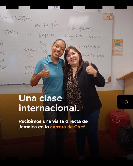 🌍✨ Aprender también es abrirse al mundo
En la carrera de Gastronomía del ISET vivimos una experiencia distinta: recibimos a una estudiante internacional que se sumó a la clase de Chef II para compartir su mirada, cultura y su forma de trabajar la cocina en su país.
👩🍳 Intercambio real
🌎 Mirada global
🗣️ Aprendizaje desde la experiencia
Alana Robinson, proveniente de Jamaica, participó activamente de la clase generando un espacio de diálogo, intercambio cultural y aprendizaje práctico junto a nuestros estudiantes.
💡 Porque formarse también conectar con el mundo real.
¡Gracias Alana!✨
#ISET #Gastronomía #ExperienciaISET #FormaciónProfesional