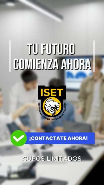 La carrera de tu vocación la encontrás en el Instituto ISET.
Informate con nosotros en nuestra sede de Posadas.
Te esperamos! 🦁