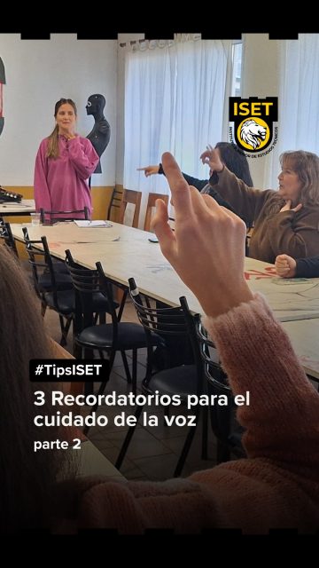 ¡Cuidá tu voz, profe! 🎤
Tips para que tu voz dure todo el ciclo lectivo. 

Pequeños cambios, gran diferencia.

#CuidadoDeLaVoz #Docentes #ISET #Educación #TipsParaDocentes